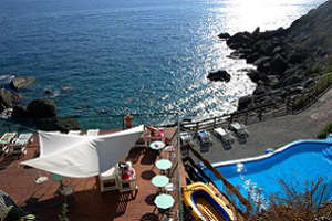 Vista dall'alto del Resort La Francesca