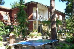 Il giardino dell'Hotel Al Cacciatore di Sogni