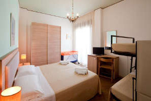 le camere family all'Hotel Savini 